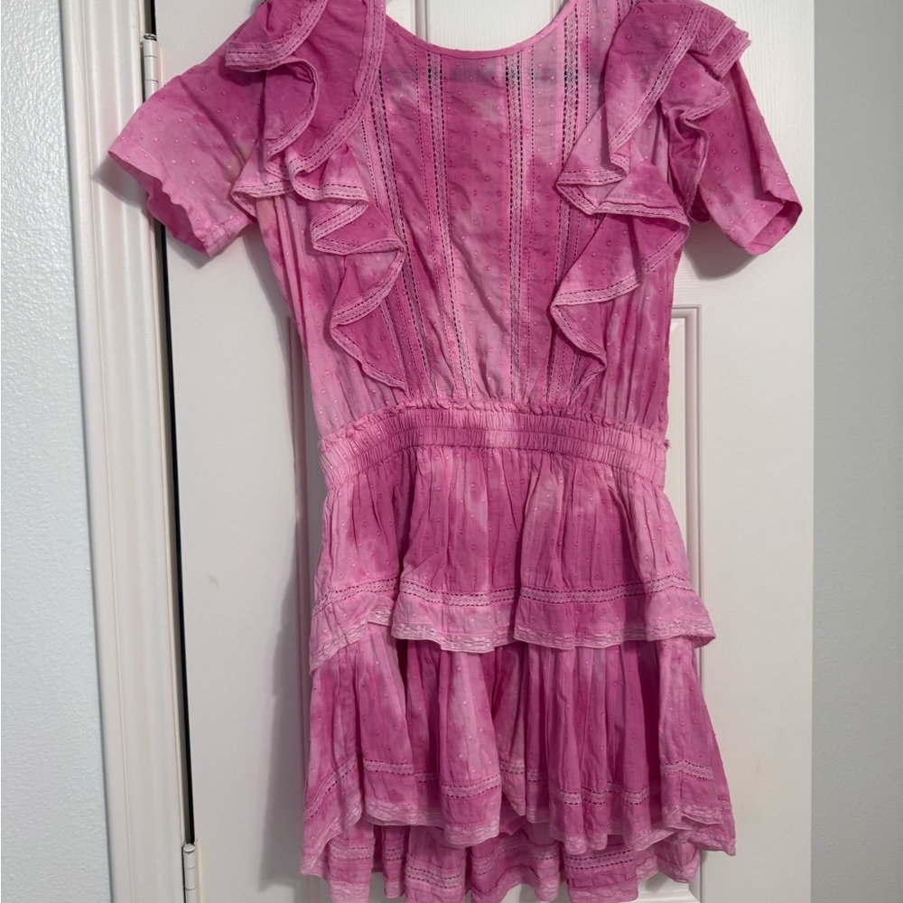 Love Shack Fancy pink dress